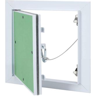 vidaXL Panel De Acceso Blanco 30 X 30 Cm Aluminio Y Pladur Vidaxl