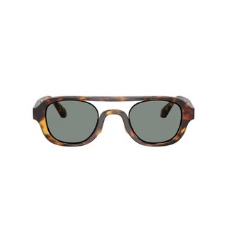 Giorgio Armani 0ar8247 Bold Tortoiseshell Acetate Sunglasses with Adjustable Nose Pads