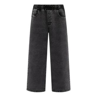 Diesel Jeans, Heren, Zwart, S, Katoen, Wide Jeans
