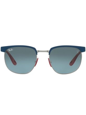 Ray-Ban Occhiali da sole RB3698M Scuderia Ferrari squadrati - Blu