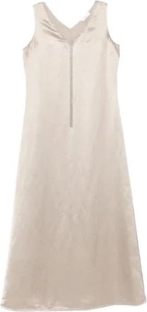 PANICALE Jurk - Dames - Casual kleedjes - Beige - XL - Kleedjes