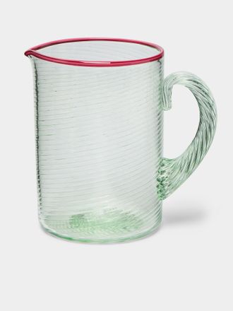 Giberto Fizzy Hand-Blown Murano Glass Jug
