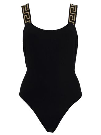 Versace Black Logo Swimwear