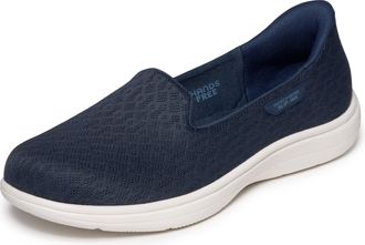 Skechers Womens Slip on Loafer, Navy, 9.5