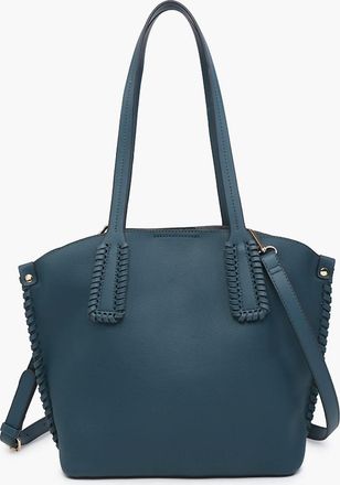Jen & Co. Womens Micah Whipstitch Tote Bag In Peacock