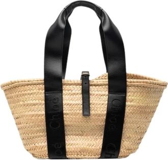 Chlo&eacute; Pre-owned Tote Bags, female, Beige, Size: ONE SIZE Pre-owned The Sense Basket