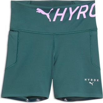 Puma (WMNS) PUMA x Hyrox PWRMODE 4 Short Tights Herb Garden 529151-69