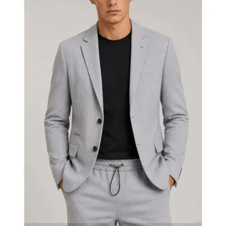 Philipp Plein Blazer Fleece Set Men in Grey at Nordstrom, Size 46
