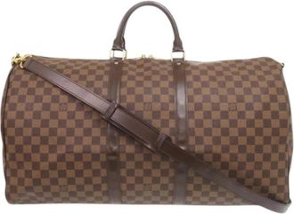 Louis Vuitton Pre-owned Weekend Bags, male, Brown, Size: ONE SIZE Pre-owned Boston Bag