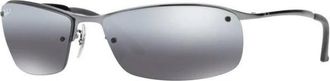 Ray-Ban Authentieke Rb 3183 Bril- Premium Kwaliteit! - Heren - Zonnebrillen - Grijs - 63 MM - Accessoires