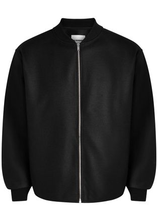 Jil Sander Zip-through Wool Sweatshirt - Black - 48 (UK38 / M)