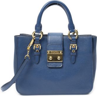 Miu Miu Pushlock Executive Tote schoudertas