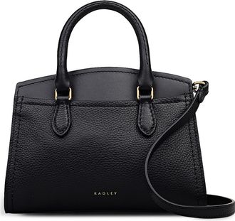 Radley London Portland Way Mini Zip Leather Satchel in Black at Nordstrom Rack