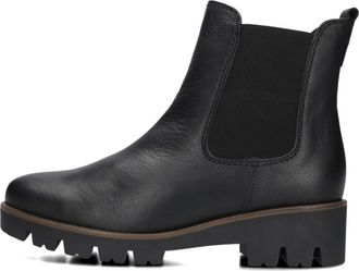Gabor Zwarte Chelsea Boots Model 051 - Dames - Chelseaboots - Zwart - 44 EU - Leer - Schoenen