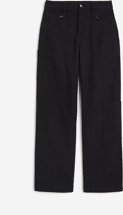 H&M Cargohose aus Twill - Schwarz