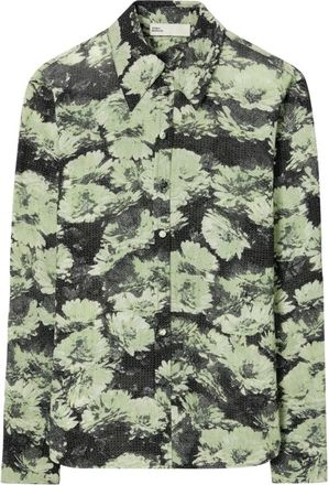 Tory Burch Geprint Viscose Shirt - Dames - Overhemden - Veelkleurig - 2XS - Overhemden