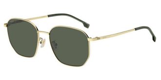 BOSS Boss 1673/F/SK Asian Fit J5G/QT Mens Sunglasses Gold Size 57