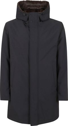Herno Keystone Faux-Fur Lined Water-Repellent Technical Parka