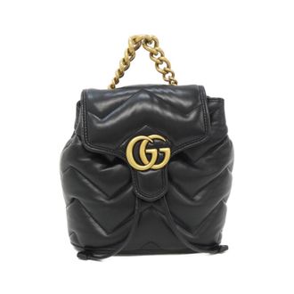 Gucci Black Quilting Leather Backpack (Pre-Owned)