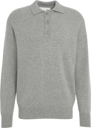 Amaranto Polo Collar Knitwear Sweater
