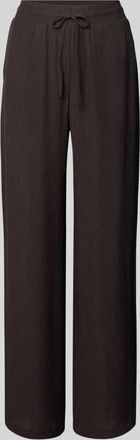 OPUS Stoffhose mit elastischem Bund Modell Marou in Schoko, Größe 34