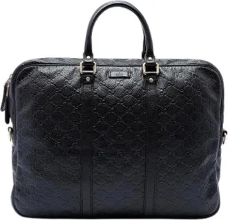Gucci unisex, Pre-owned, Zwart, Maat: ONE Size Leer
