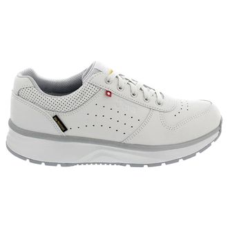 Joya Dynamo III SR Leather Womens Comfort Trainers - White - Size:UK 7.5