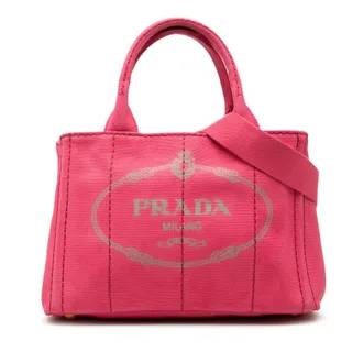 Prada Pre-owned Prada Small Canvas Canapa Logo Tote Ladies G4C1QKZUV128N5WC
