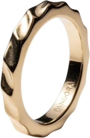 Pandora Dune Dunne Band Ring - Dames - Ringen - Geel - 56 MM - Accessoires