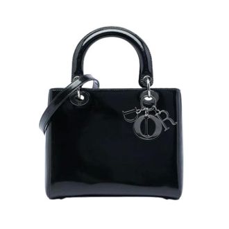 Dior Pre-owned Lady Dior - Dames - Pre-owned - Zwart - Maat: ONE Size Leer