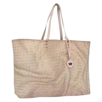 Bottega Veneta Pre-owned Tote Bags, female, Pink, Size: ONE SIZE Pre-owned Vintage Tote Bag