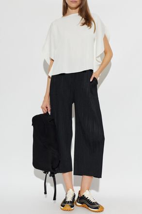 Pleats Please Issey Miyake Oversize Top, Womens, White