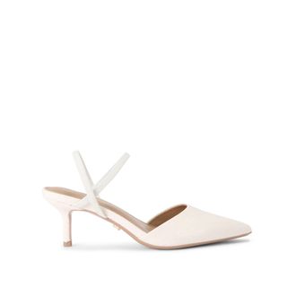 Carvela Womens Pastello Court Heels - White - Size UK 4