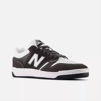 New Balance Mens Numeric 480 Shoes In Black White