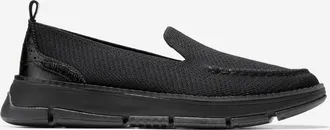 Cole Haan Womens Zer&oslash;grand Rella Stitchlite Venetian Loafers - Black Size 10.5