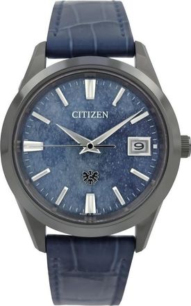 Citizen Pre-owned Citizen Aq4106-26L Quartz Blue Dial Mens Watch AQ4106-26L