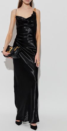 Balmain Strap Dress, Womens, Black