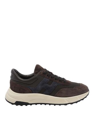 Hogan brown hyperactive sneakers