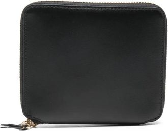 Comme Des Gar&ccedil;ons Classic Leather Line 125x 105 mm Portemonnee - unisex - Portefeuilles - Zwart - ONE Size - Leer - Accessoires