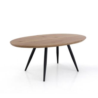 Oresteluchetta Mesa Extensible Efecto Madera Acabado Roble Cm. Al.75xp.93xl.160