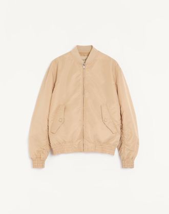 Valentino Bomber Valentino in nylon con VGold Uomo SABBIA 44