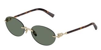 Tiffany & Co. TF3104D Asian Fit 623882 Womens Sunglasses Gold Size 56