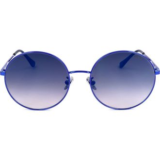 Retro Superfuture 58mm Round Sunglasses in Blue at Nordstrom Rack
