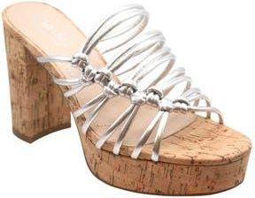 Charles by Charles David Meadow Platform Sandal in Silver-Mt at Nordstrom Rack, Size 6.5