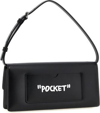 Off-white Womens Bicolor Calfskin Shoulder Bag