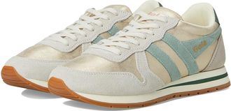 Gola Daytona Blaze Womens Shoes Gold/Green Mist/Evergreen : 6.5 B - Medium, Synthetic/Leather