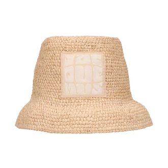 Jacquemus Hats, female, Beige, Size: 56 CM Summer Hat