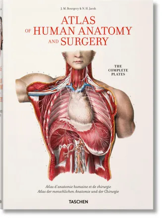 Taschen Bourgery. Atlas of human anatomy and surgery alem&aacute;n, franc&eacute;s, ingl&eacute;s)