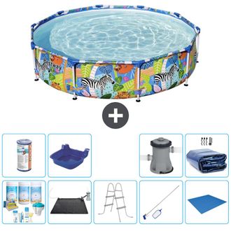 Bestway Piscina Bestway Steel Pro Redonda - Selva - 305x66 Cm - 7-piezas S21645