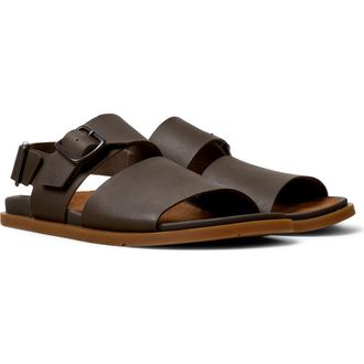 Camper Lluc Two Strap Sandal in Medium Brown at Nordstrom, Size 45